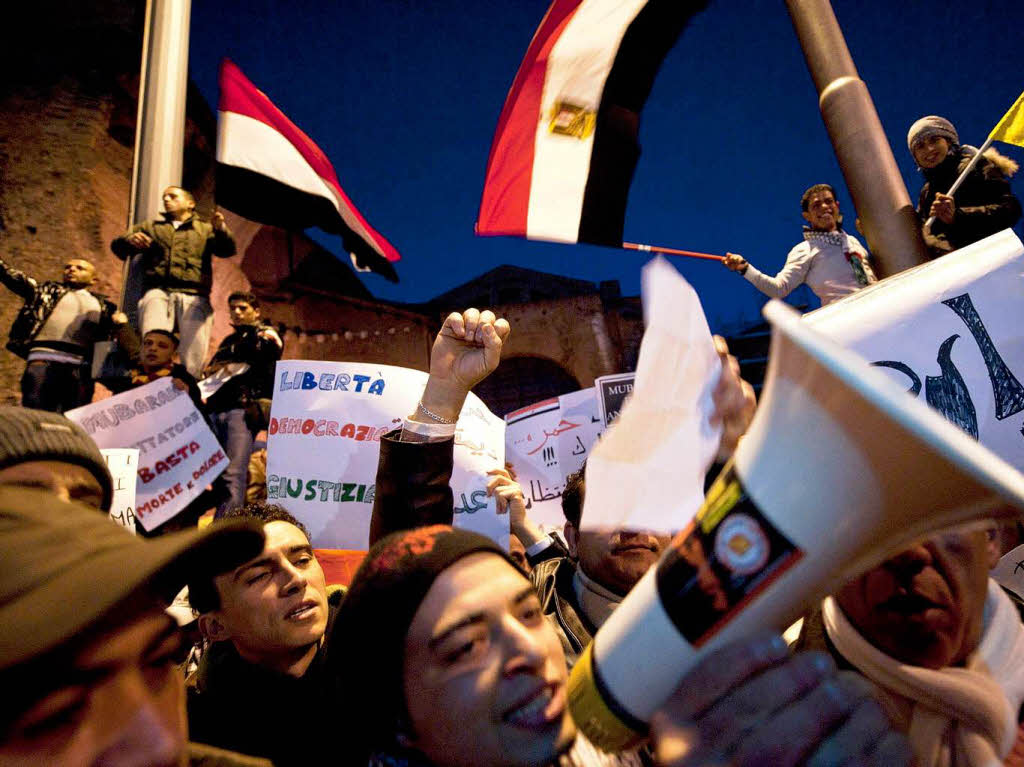 Massenproteste in gypten