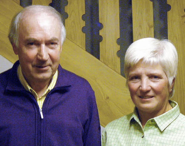 Das Ehepaar Anne und Heinz Grosch hlt seit 20 Jahren dem TC Kappel die Treue.  | Foto: Edeltraud Blume