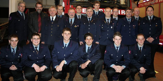 Zahlreiche Ehrungen und Befrderungen gab es bei der Feuerwehr Ihringen.  | Foto: elisabeth jakob-klblin