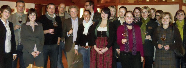 Machten sich mit der  Gutedelregion Ma...: Nachwuchs-Sommeliers in Britzingen.   | Foto: privat