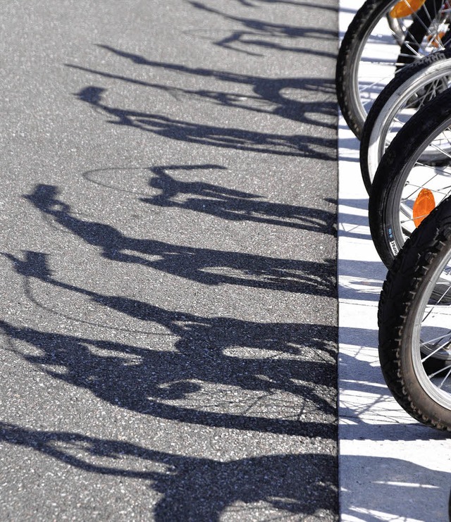 Die Fahrradstadt Lrrach ist erst an der Startlinie.   | Foto: Barbara Ruda