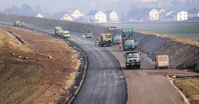 Von einer Baustelle wie hier zwischen ..., die Planung nach vorne zu bringen.    | Foto: Charlotte Frse