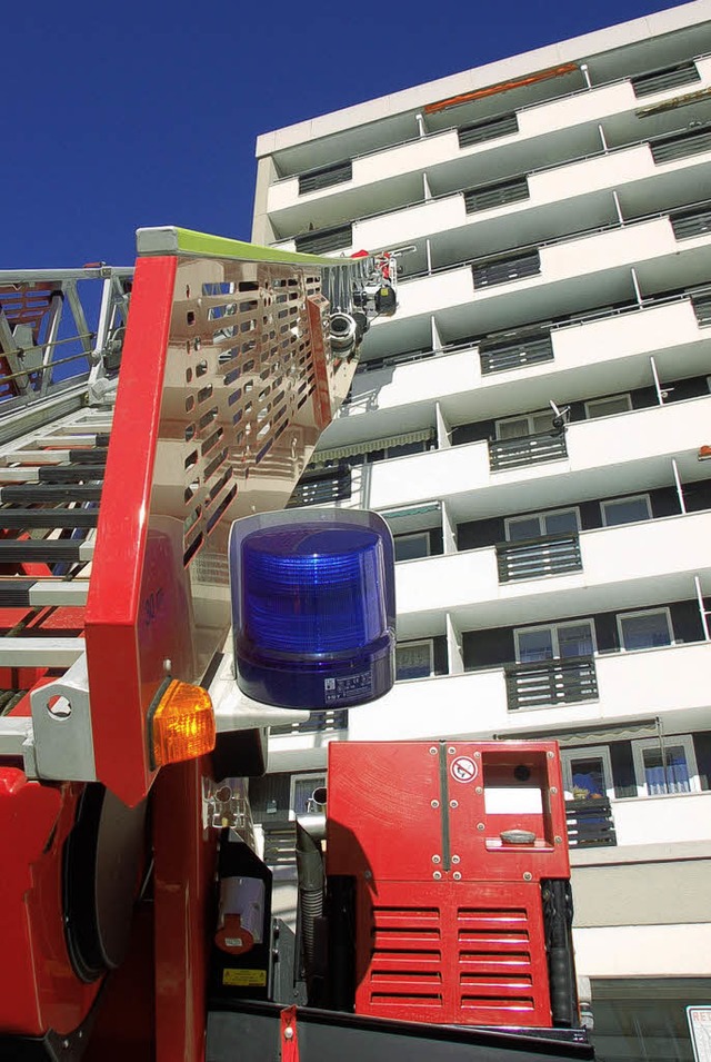 Eine neue Drehleiter gibt&#8217;s nur, wenn Zuschsse flieen.   | Foto: Kathrin Blum