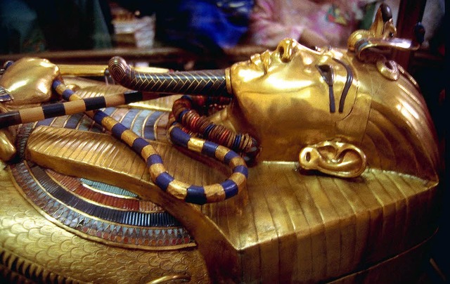 Nicht mehr sicher? Sarg des Tutanchamun im gyptischen Museum in Kairo   | Foto: gypt. femdenverkehrsamt