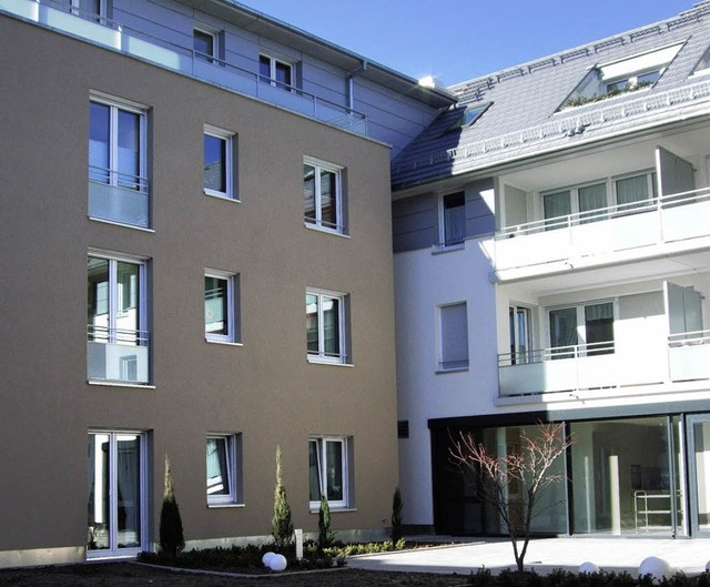 Raum fr  Aktivitten: Die beiden Hus...itzen auch einen gemeinsamen Innenhof.  | Foto: Bauverein