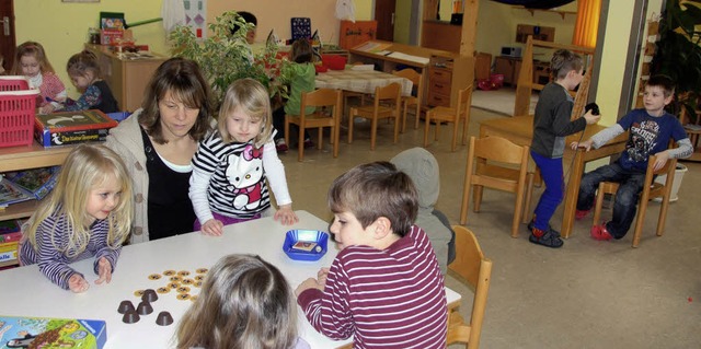 Einer der Forchheimer Kindergartenrum...oll das Obergeschoss  umgebaut werden.  | Foto: roland vitt