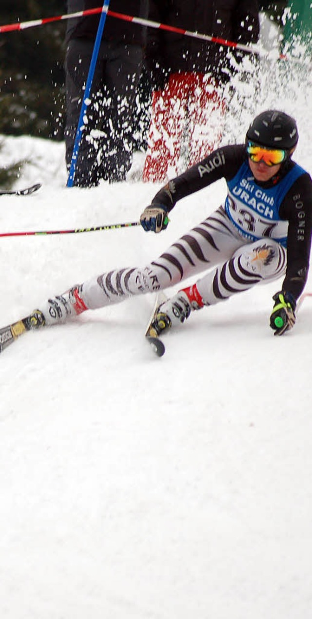 Erneut am heimischen Schneeberg gefordert: Matthias Schwr-Hahn vom SC Waldau  | Foto: junkel