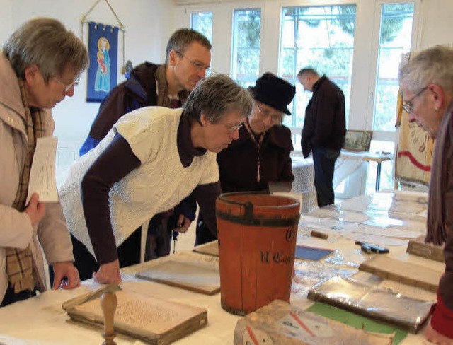 Viel Zulauf hatte die Archiv-Ausstellu...e mit den Besucherinnen und Besuchern.  | Foto: Binner-Schwarz