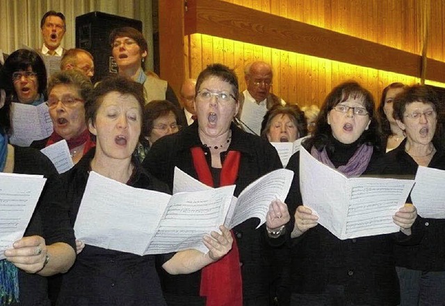 Vielstimmiges wurde dem Publikum von d...eim Konzert in Pfaffenweiler geboten.   | Foto: Franz Hilger