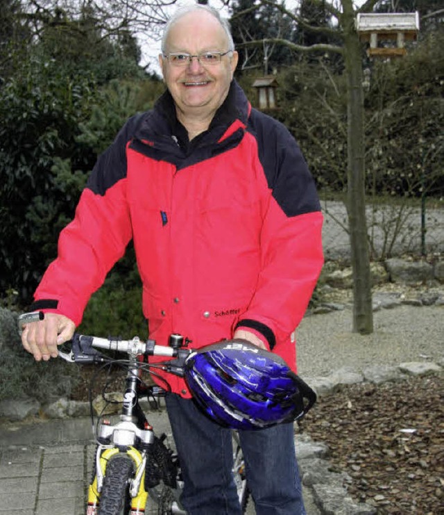 Bernhard Braun ist  passionierter Radfahrer.   | Foto: Martina Weber-Kroker