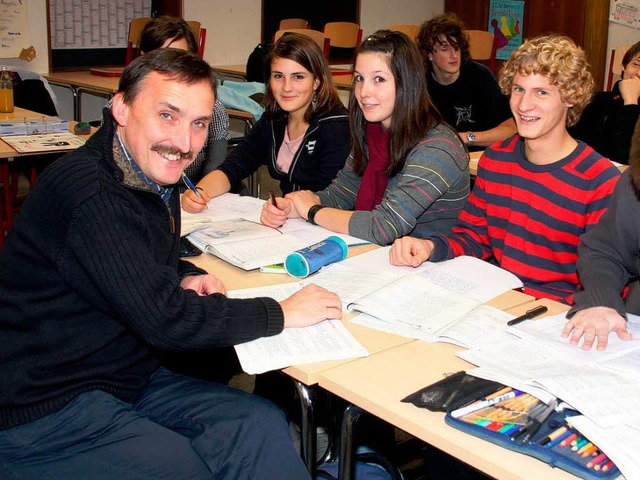 Hubert Mller in seiner Zeit an der Heimschule Lender.  | Foto: Spether Roland