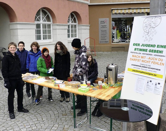 Sie wollen der Jugend eine Stimme in F...gendlichen des Jupa-Initiativkreises.   | Foto: Benedikt Arnold