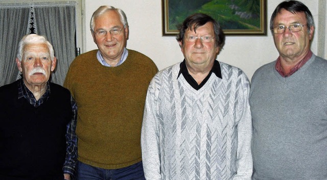 Der Vorstand des Mnnerchors Husern i...tthias Kurbjuhn  und Hans-Jrg Holzer   | Foto: Siegfried Krex