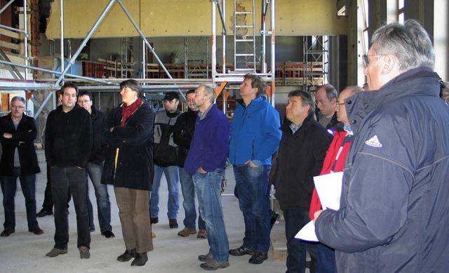 Rund 40 Interessierte waren am Samstag...er Realschulturnhalle zu informieren.   | Foto: Martin Wunderle