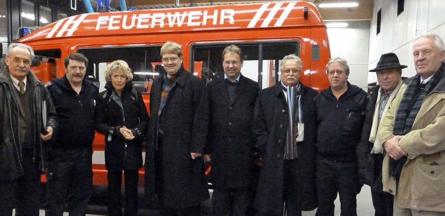 Treffpunkt Feuerwache: (von links) FDP...r, Dieter Müller und Dr. Joachim Buck   | Foto: FDP
