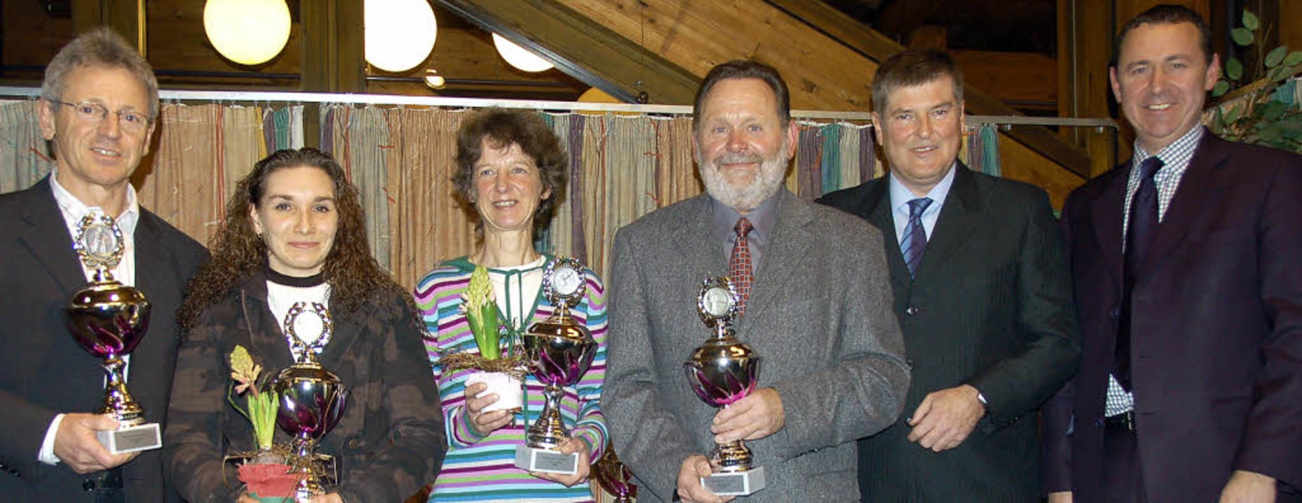 Müllheimer &#8222;Sportler des Jahres ... Bürgermeister René Lohs (von links).   | Foto: Sigrid Umiger