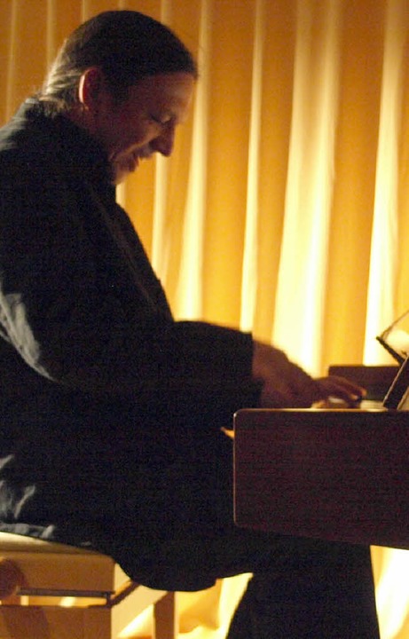 Jazzpianist Karsten Kramer gastierte m... bei &quot;Kultur uff&#39;m Wald&quot;  | Foto: Karin Stöckl-Steinebrunner