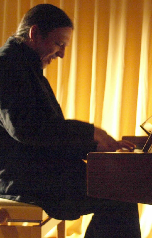 Jazzpianist Karsten Kramer gastierte m... bei &quot;Kultur uff&#39;m Wald&quot;  | Foto: Karin Stckl-Steinebrunner