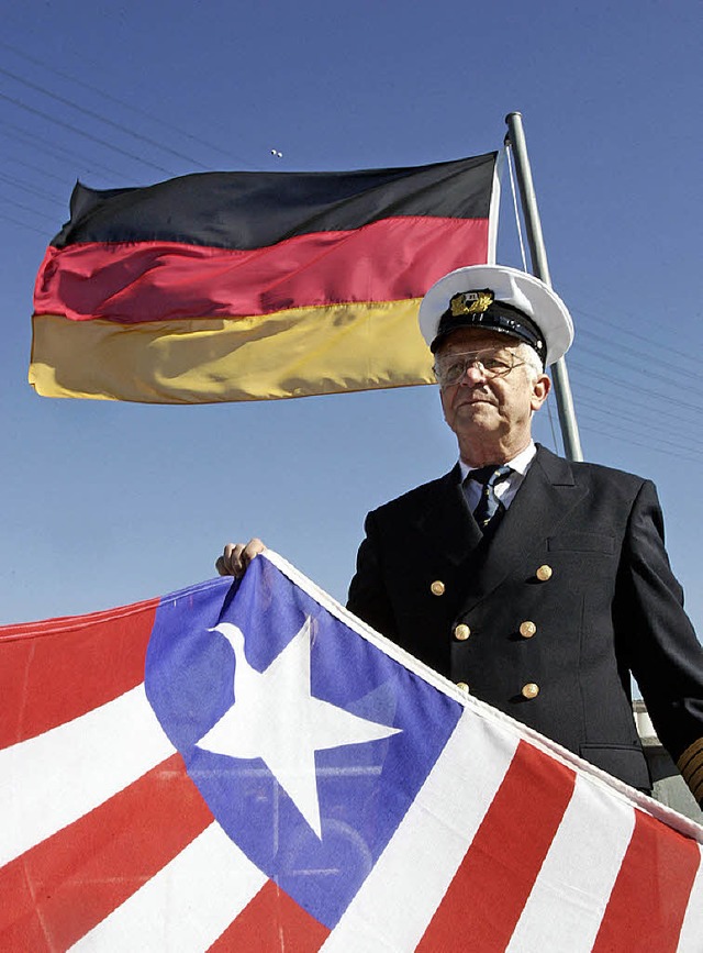 Ein seltener Fall: Der grte deutsche...cher Flagge, sondern  unter deutscher.  | Foto: dpa