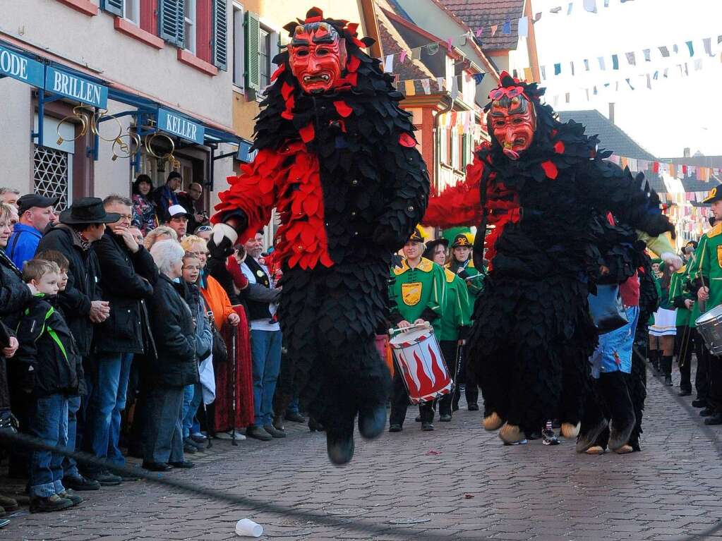 Das Narrentreffen in Ettenheim.