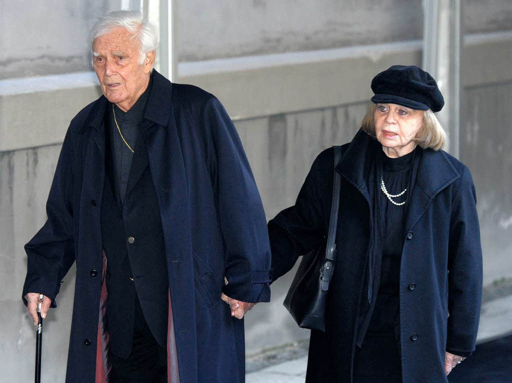 Der Schauspieler Joachim Fuchsberger und seine Frau Gundel Der Schauspieler Joachim Fuchsberger und seine Frau Gundel