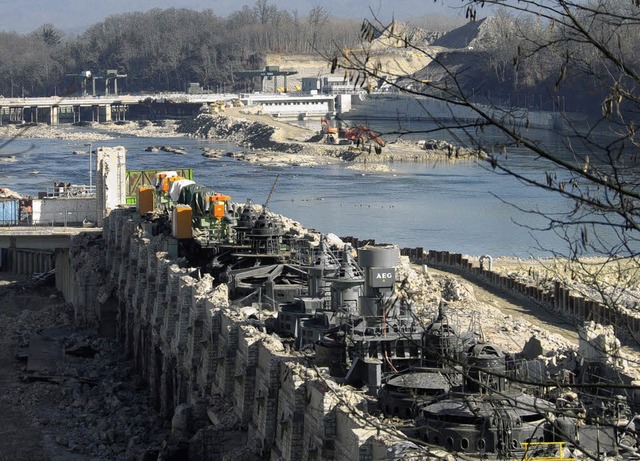 Alt und neu: Endspurt fr  zwei  Wasserkraftprojekte.   | Foto: Julia Jacob