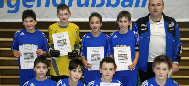 Sieger der D-Junioren wurde die Mannsc...Presti und Thomas Zaucker (fehlt).      | Foto: miloslavic