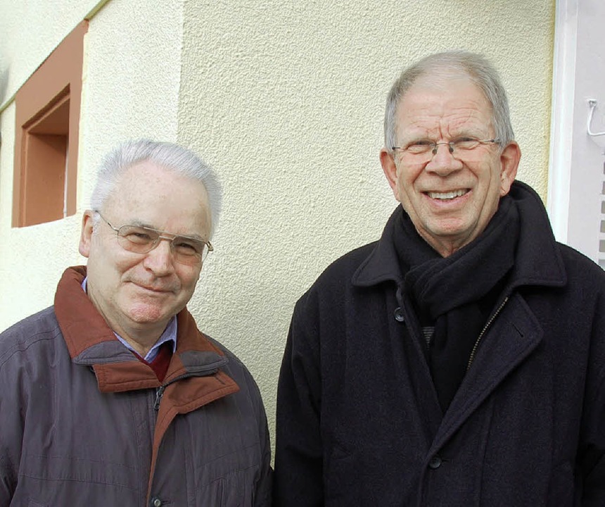 Paul Weber (links) und  Werner Hahn    | Foto: ad