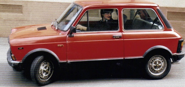 Thomas Ambs in seinem Autobianchi   | Foto: Privat