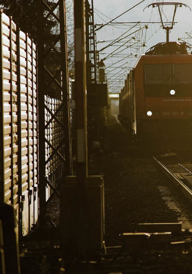 Fllt der Schienenbonus beim Lrm, steigt der Aufwand fr den Schallschutz.   | Foto: Gollrad