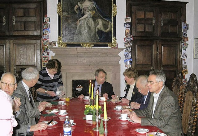 Die CDU lud zum Politischen Frhstck ...ischen Ambiente von Schloss Mahlberg.   | Foto: Privat