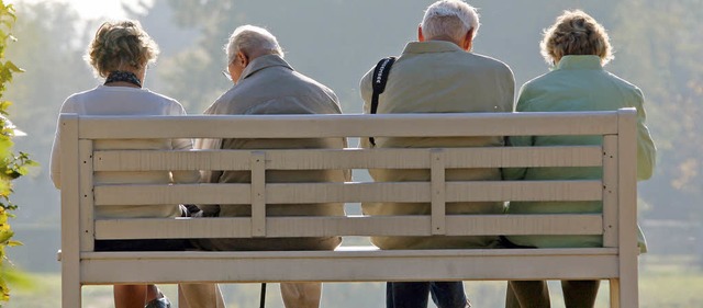 Den Lebensabend knnen manche Senioren...Mglichkeiten, sich helfen zu lassen.   | Foto: dpa