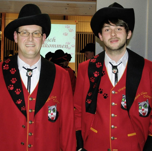 Foto: Klaus Mller (links) und Timo Sc... am 12. Und 13. Januar in hlingen .    | Foto: Birgit Rde