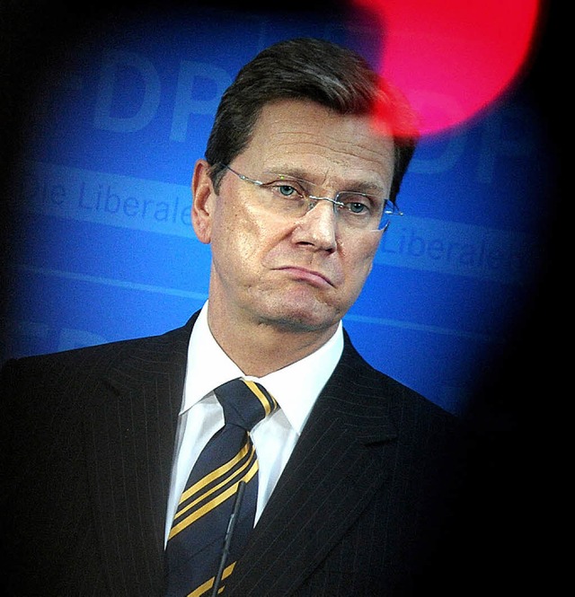 Auenminister Guido Westerwelle  | Foto: dpa
