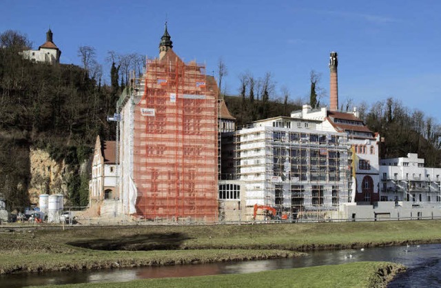 Der Khlturm,  historisches Wahrzeiche...iegeler Brauerei, ist wieder zu sehen.  | Foto: Haberer