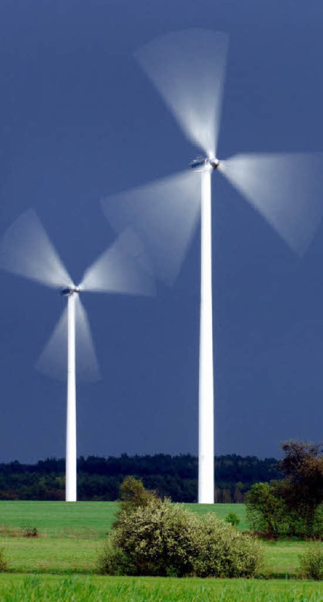 Das Thema Windkraft bekommt Schwung in...irekt dazu ihre Meinung uern drfen.  | Foto: Dpa