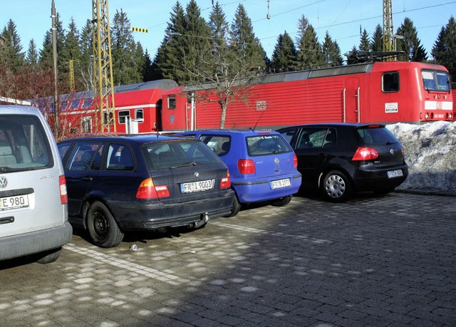 Vom 1. Mai an will die Gemeinde Hinter... fr das Abstellen von Autos erheben.   | Foto: Dieter Maurer