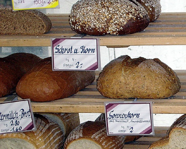 Vielerlei Brote fr alle Geschmcker.   | Foto: Wolfgang Meyer