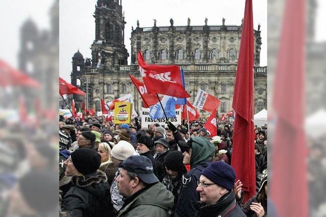 Dresden zwischen Marsch und Blockade