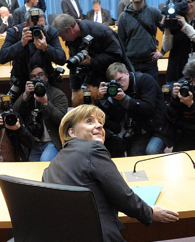 Im Fokus: Kanzlerin Angela Merkel   | Foto: dpa