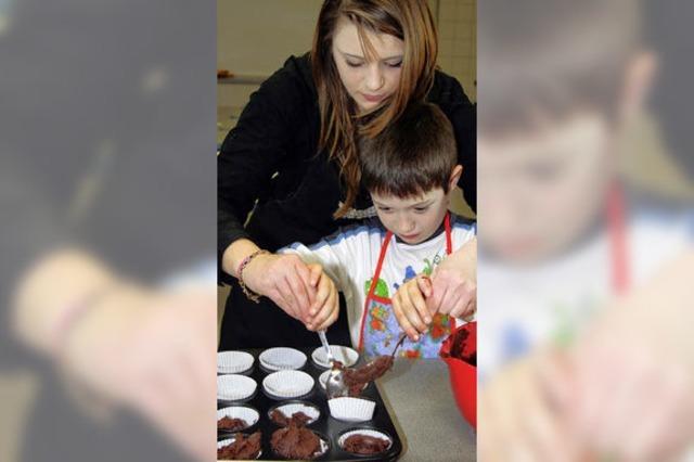 Viele kleine Muffins verbinden die Groen mit ihren Schtzlingen