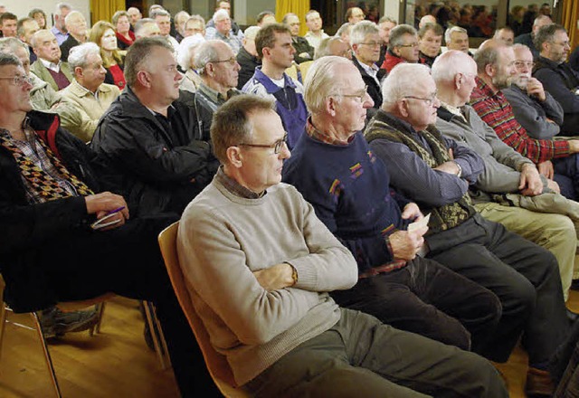 Eine groe Anzahl von Brgern informie...h durch das Abwassersplitting  ndert.  | Foto: Mink