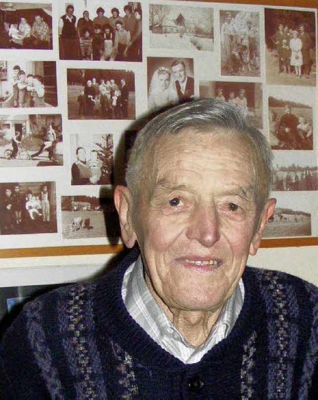 Hermann Huber vom Rickenbacher Nagelfr...im Zweiten Weltkrieg an die Westfront.  | Foto: WOLFGANG ADAM