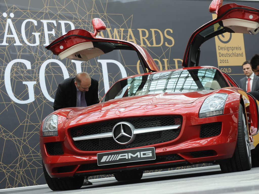 Deutscher Designpreis in Gold fr den Mercedes SLS AMG