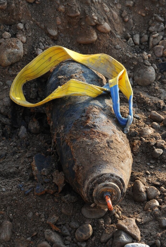 Bombenfund im Freiburger Westen.  | Foto: dpa