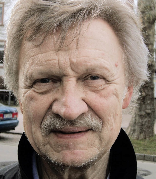 Hans-Joachim Slotta, 68 Jahre, Rentner...ersnlich mache das auch fter!&#8220;  | Foto: Joanna Sykora