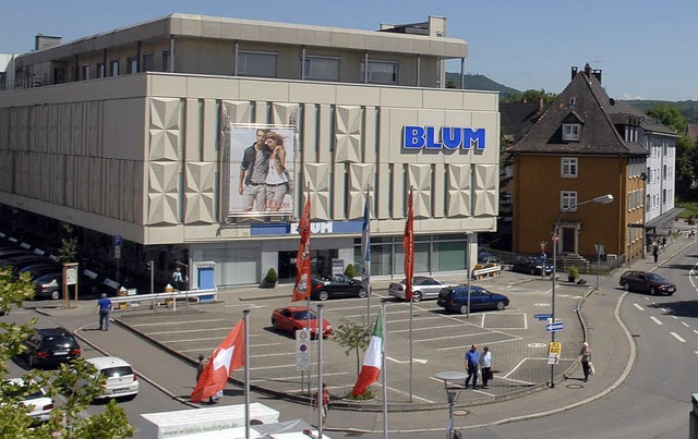 Die Bebauungsplannderung macht den We...arkplatzflche vor dem Kaufhaus Blum.   | Foto: Archiv: Jannik Schall