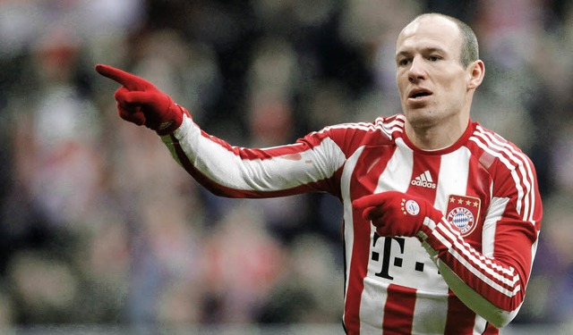 Gibt beim FC Bayern wieder die Richtung vor: Arjen Robben  | Foto: dapd