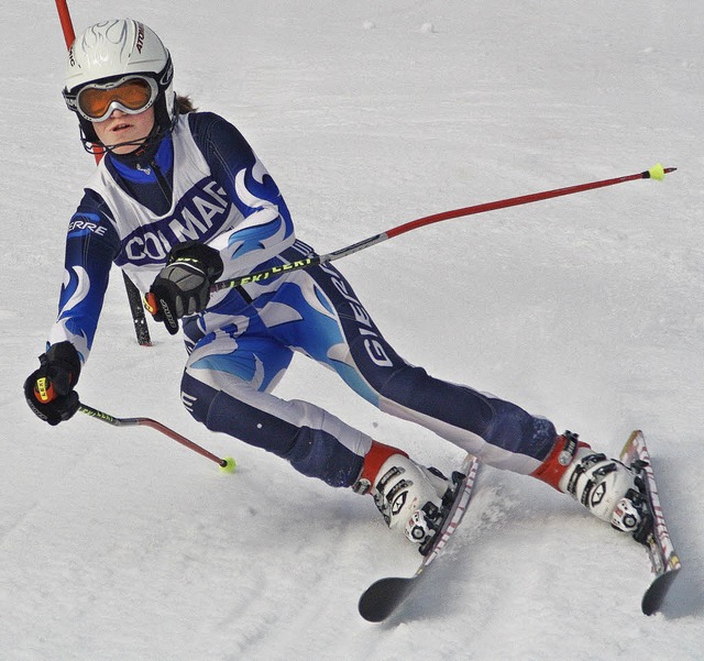 Schnellste im Riesenslalom und Platz z...Malina Mittermaier vom SC St. Blasien   | Foto: gerhard herzog