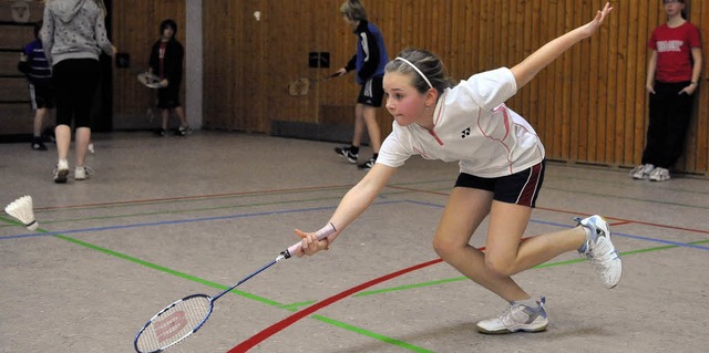 Flink auf den Beinen ist Marcia Mottar...hopfheim, Zweite der Altersklasse U13   | Foto: andr roos